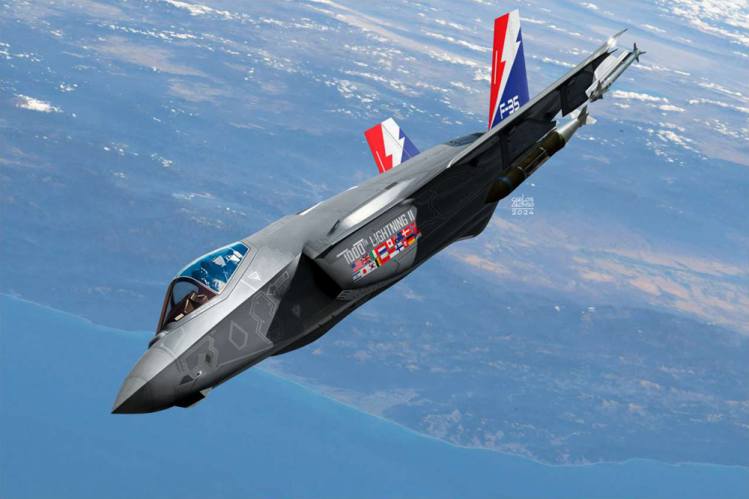 ACADEMY 1/72 12591 F-35A LIGHTNING II 1000TH 