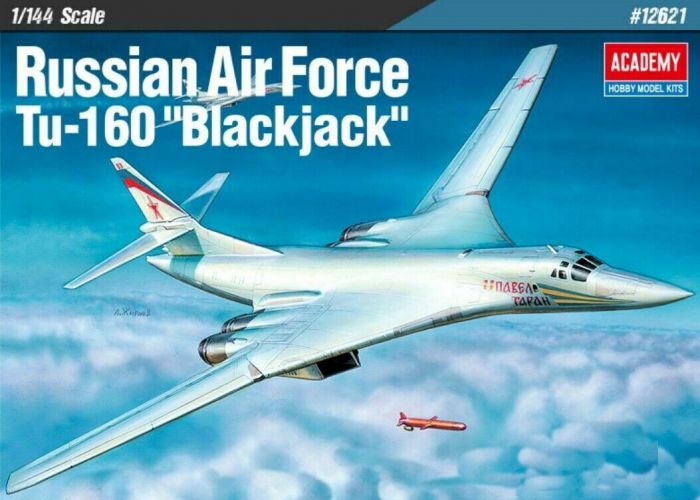 ACADEMY 1/144 12621 RUSSIAN AIR FORCE Tu-160 BLACKJACK