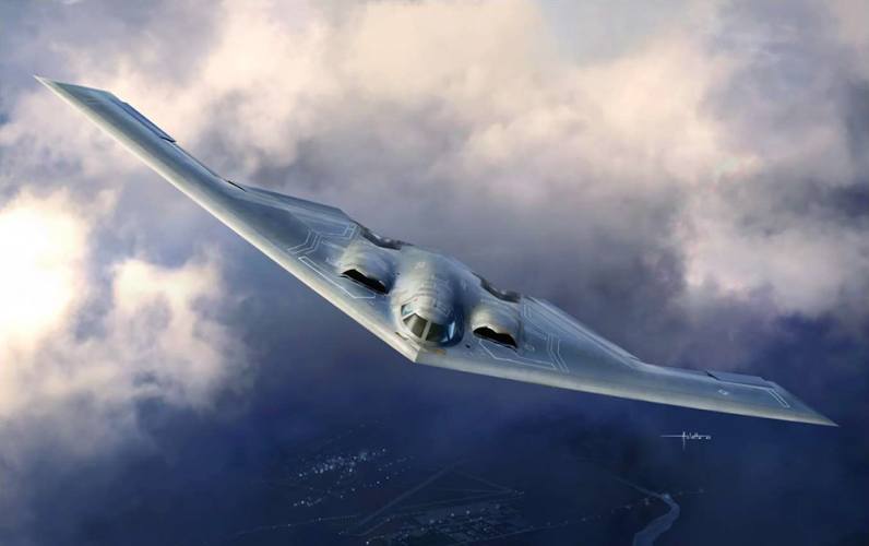 ACADEMY 1/144 12645 USAF B-2A STEALTH BOMBER