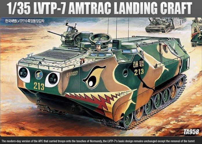 ACADEMY 1/35 13238 U.S. AND R.O.K. MARINE CORPS LVTP-7