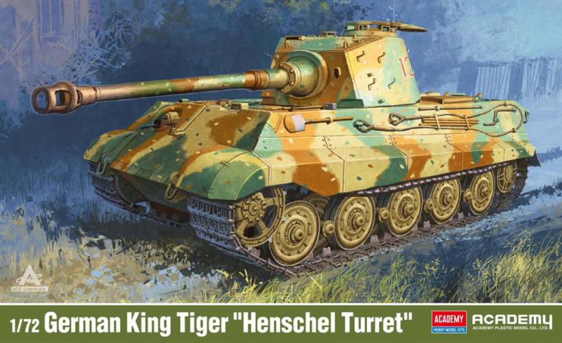 ACADEMY 1/72 13423 GERMAN KING TIGER HENSCHEL TURRET