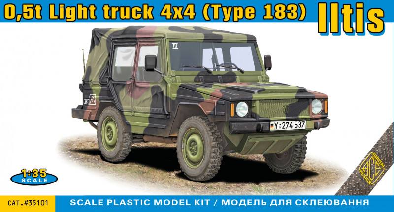 ACE 1/35 35101 LLTIS 0.5T LIGHT TRUCK 4x4  TYPE 183 