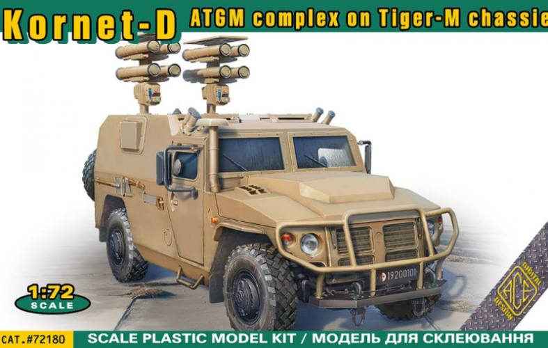 ACE 1/72 72180 KORNET-D ATGM COMPLEX ON TIGER-M CHASSIS