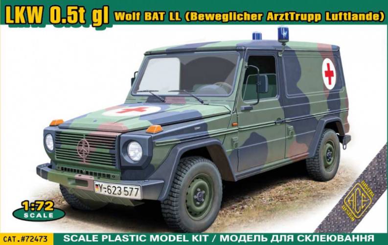 ACE 1/72 72473 LKW 0.5T GL WOLF BAT LL