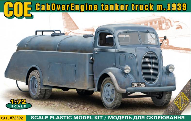 ACE 1/72 72592 COE TRANKER TRUCK 1939