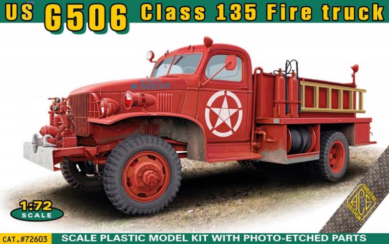 ACE 1/72 72603 US G506 CLASS 135 FIRE TRUCK