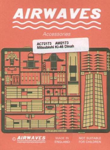 AIRWAVES 1/72 AEC72173 MITSUBISHI KI-46 DINAH DETAIL SET