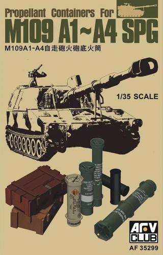 AFV CLUB 1/35 35299 M109 A1-A4 SPG PROPELLANT CONTAINERS