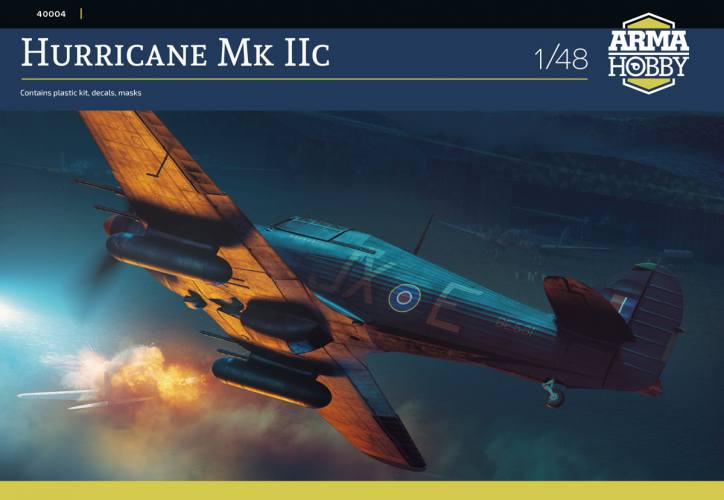 ARMA HOBBY 1/48 40004 HURRICANE MK.IIC