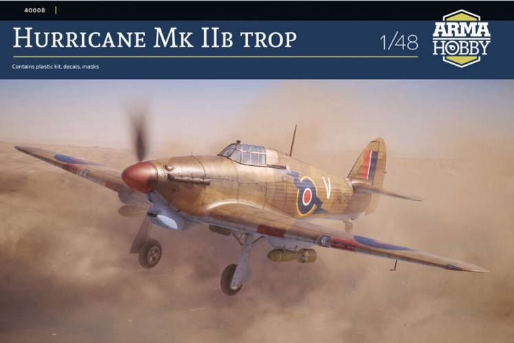 ARMA HOBBY 1/48 40008 HURRICANE MK.IIB TROP