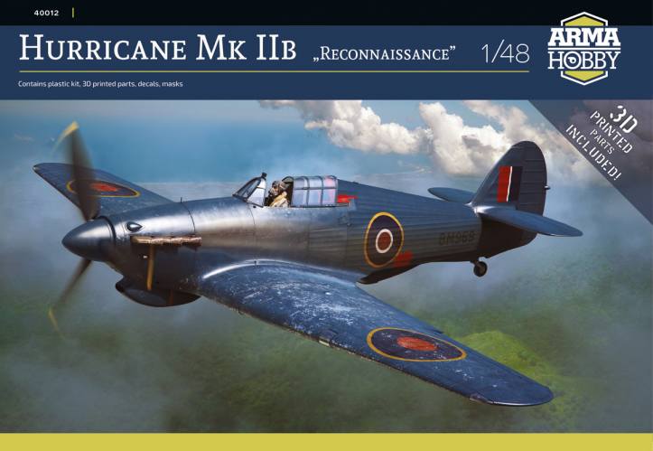 ARMA HOBBY 1/48 40012 HAWKER HURRICANE MK IIB RECONNAISSANCE
