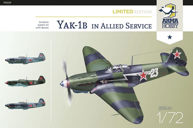 ARMA HOBBY 1/72 70029 YAK-1B IN ALLIED SERVICE