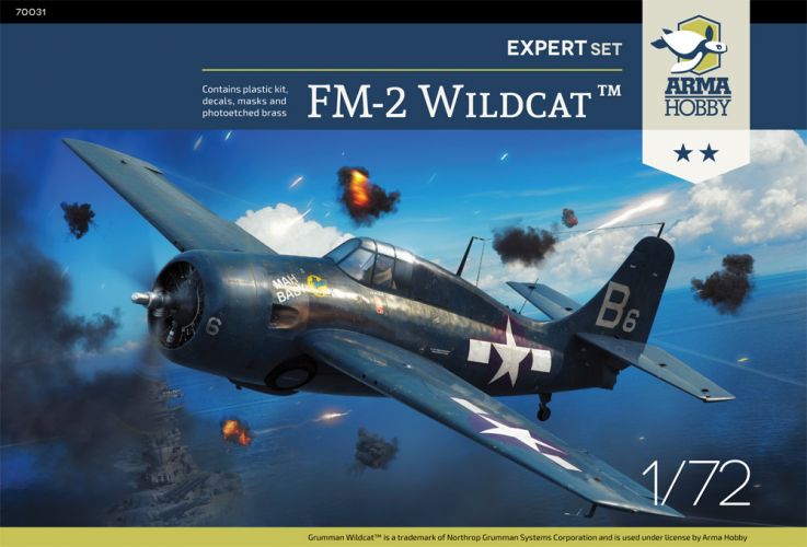 ARMA HOBBY 1/72 70031 GRUMMAN FM-2 WILDCAT EXPERT SET