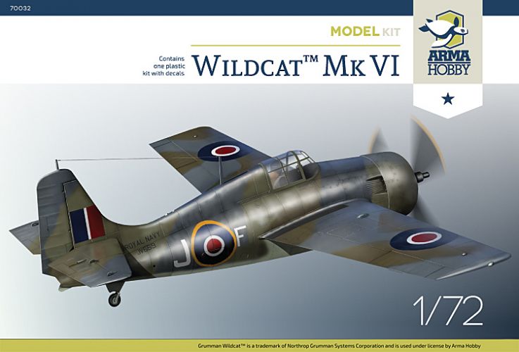ARMA HOBBY 1/72 70032 GRUMMAN WILDCAT MK.VI