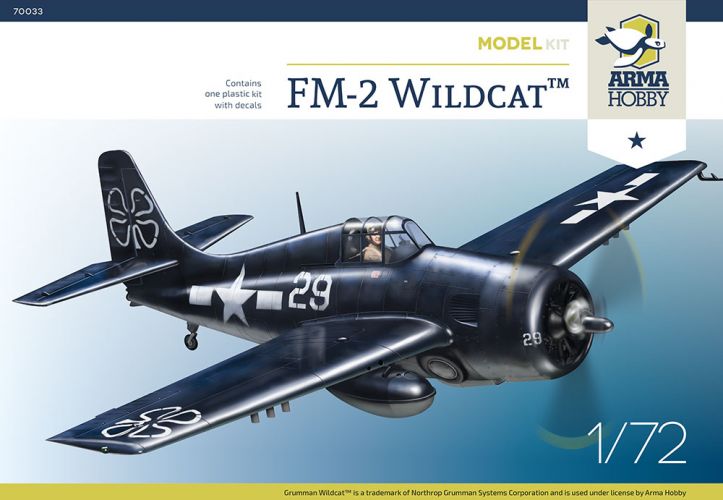 ARMA HOBBY 1/72 70033 FM-2 WILDCAT