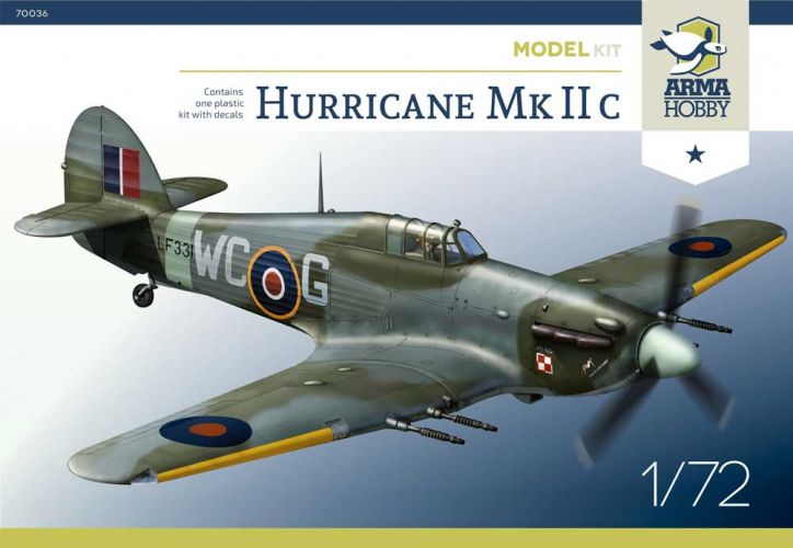 ARMA HOBBY 1/72 70036 HURRICANE MK.IIC