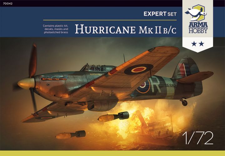 ARMA HOBBY 1/72 70042 HURRICANE Mk II B/C