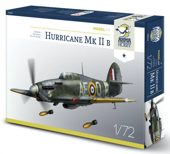 ARMA HOBBY 1/72 70043 HAWKER HURRICANE MK.IIB