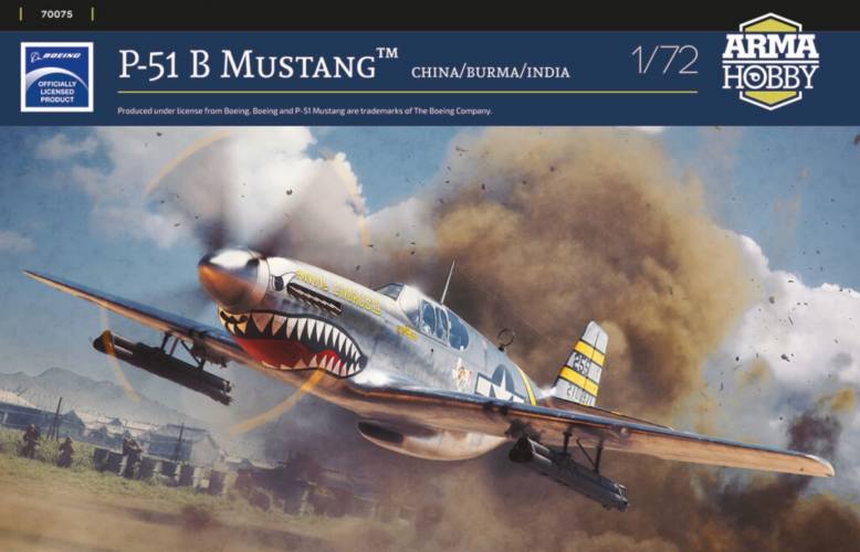 ARMA HOBBY 1/72 70075 NORTH AMERICAN P-51B MUSTANG