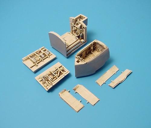AIRES HOBBY MODELS 1/48 4201 McDonnell-Douglas AV-8B Harrier II wheel bay  designed to be used with Hasegawa kits  