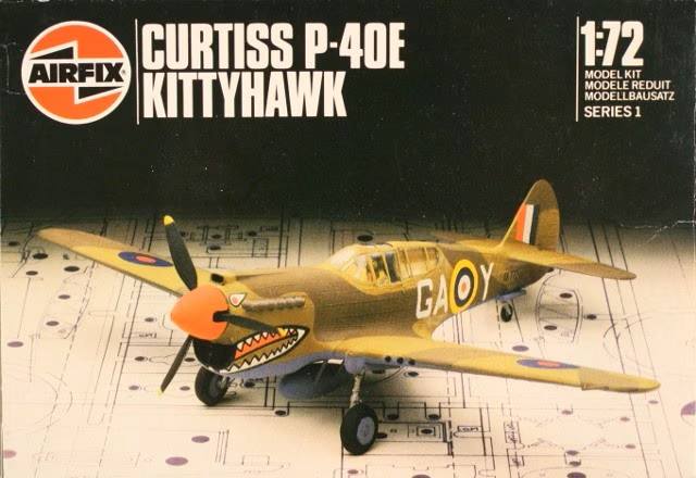 AIRFIX 1/72 01038  1982  CURTISS P-40E KITTYHAWK