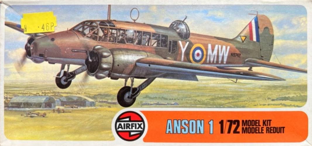 AIRFIX 1/72 02009  1974  AVRO ANSON I