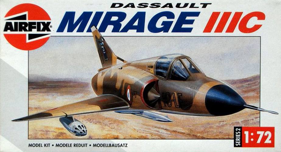 AIRFIX 1/72 02012  1990  DASSAULT MIRAGE IIIC