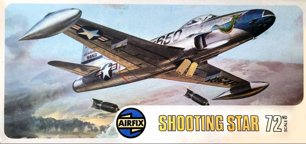 AIRFIX 1/72 02043  1973/1974  LOCKHEED F-80C SHOOTING STAR