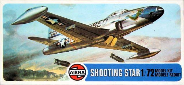 AIRFIX 1/72 02043  1975  LOCKHEED F-80C SHOOTING STAR