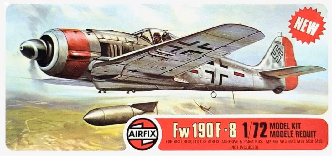 AIRFIX 1/72 02063  1977/1978  FOCKE WULF Fw 190F-8