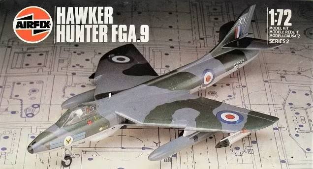AIRFIX 1/72 02073  1983/1986  HUNTER FGA.9