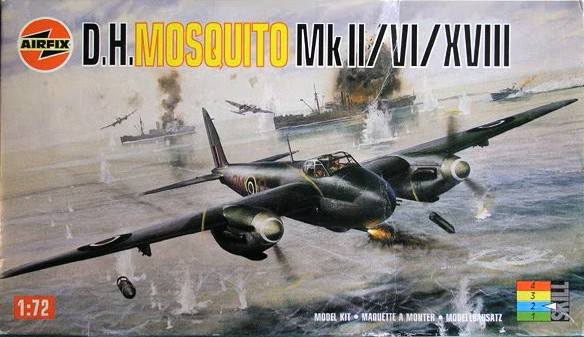 AIRFIX 1/72 03019  1994  DE HAVILLAND MOSQUITO Mk.II/VI/XVIII