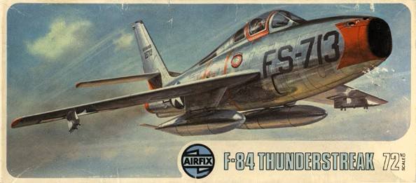 AIRFIX 1/72 03022  1974  F-84F THUNDERSTREAK 