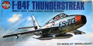 AIRFIX 1/72 03022  1975  F-84F THUNDERSTREAK 