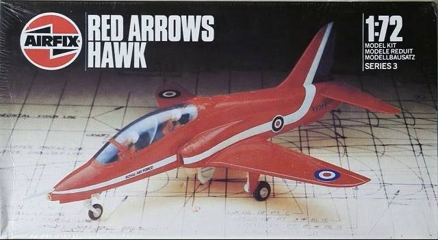 AIRFIX 1/72 03026  1983/1986  RED ARROWS HAWK 