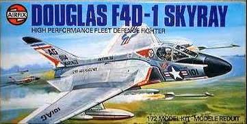 AIRFIX 1/72 03027  1976/1977/1978  DOUGLAS F4D-1 SKYRAY