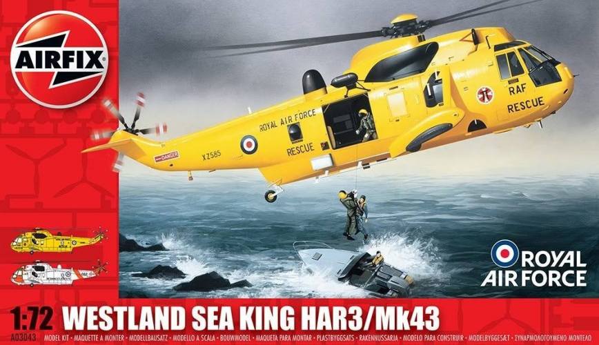 AIRFIX 1/72 03043  2013  WESTLAND SEA KING HAR3/Mk43  RAF 