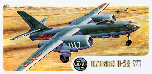 AIRFIX 1/72 04010  1973  ILYUSHIN IL-28