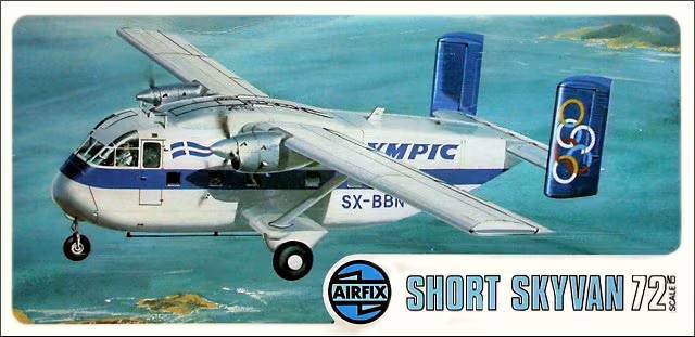 AIRFIX 1/72 04018  1974  SHORTS SKYVAN OLYMPIC