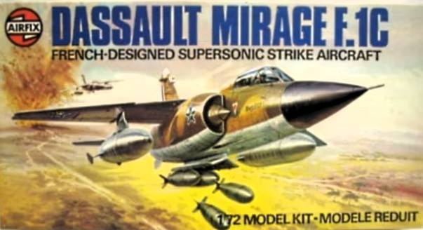 AIRFIX 1/72 04022  1979  DASSAULT MIRAGE F.1C