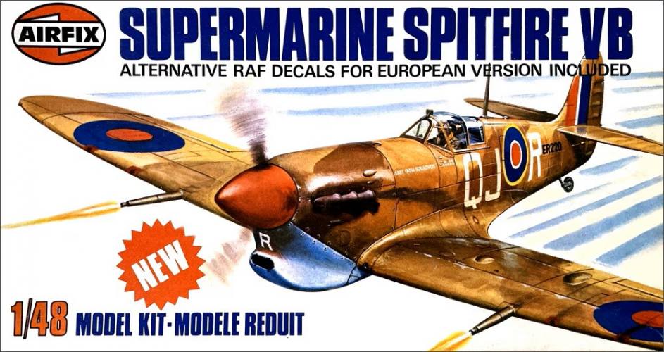 AIRFIX 1/48 04100  1977/1980  SUPERMARINE SPITFIRE Mk.Vb