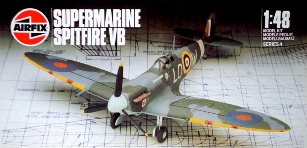 AIRFIX 1/72 04100  1983/1986  SUPERMARINE SPITFIRE Mk.Vb