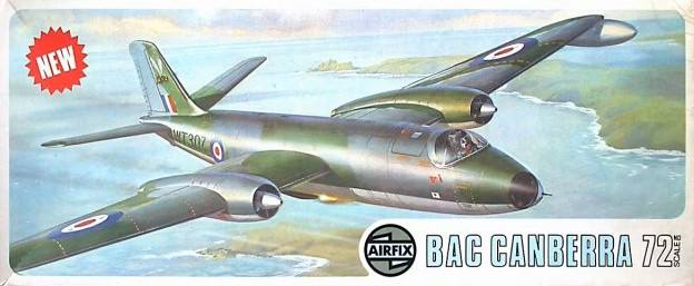 AIRFIX 1/72 05012  1972/1973  B.A.C. CANBERRA B I .6 