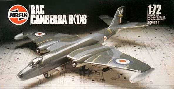 AIRFIX 1/72 05012  1983  B.A.C. CANBERRA B I .6. 