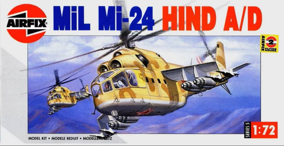 AIRFIX 1/72 05023  1992  MIL Mi-24 HIND A/D