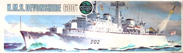 AIRFIX 1/600 03202  1973  HMS DEVONSHIRE