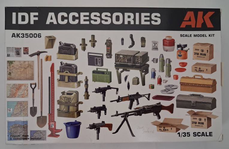 AK INTERACTIVE 1/35 AK35006 IDF ACCESSORIES
