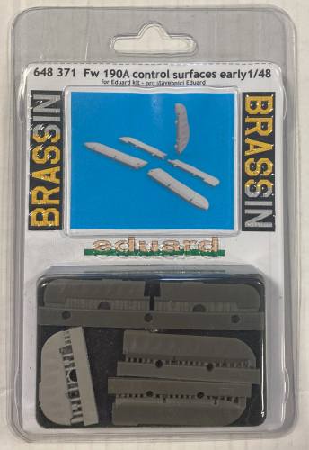 EDUARD 1/48  648371 Fw 190A control surfaces early for Eduard kit 