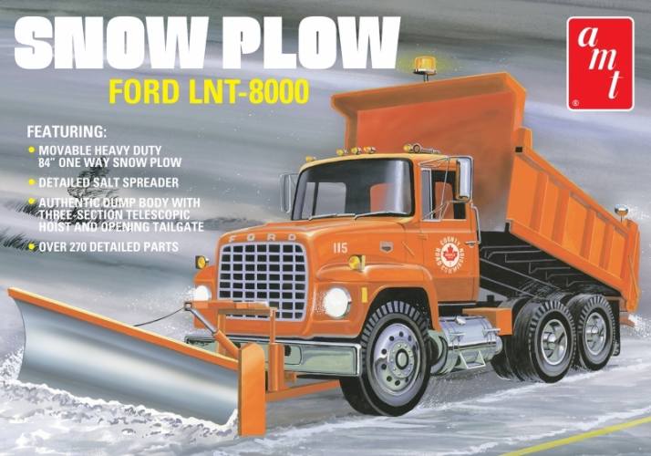 AMT 1/25 1178 FORD LNT-8000 SNOW PLOW