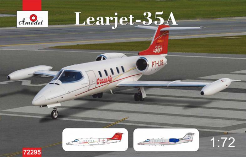 A MODEL 1/72 72295 LEARJET-35A